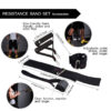 TheFitLife Exercise Resistance Bands product image with accessories and exercise examples